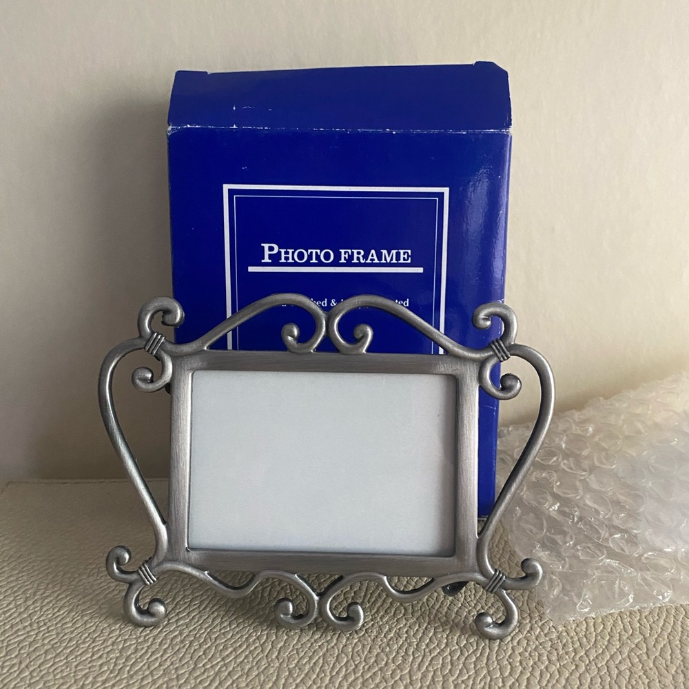 Brand new silver decorative frame